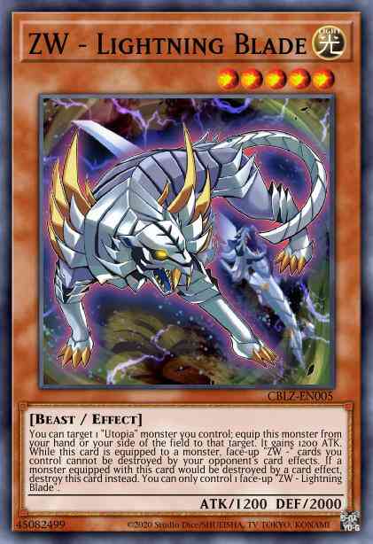 ZW - Lightning Blade - CBLZ-EN005 - Rare - 1st Edition