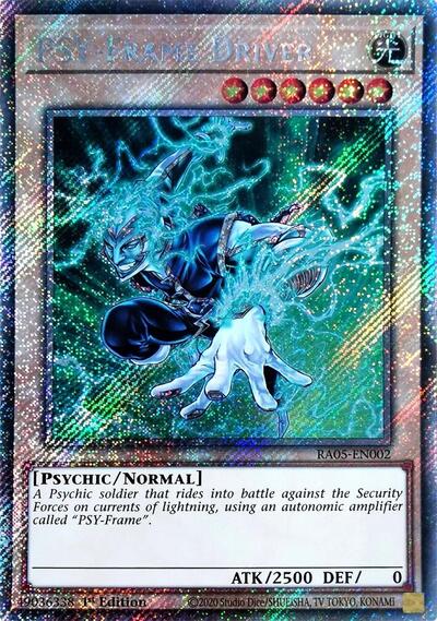 PSY-Frame Driver - RA05-EN002 - Platinum Secret Rare - 1st Edition