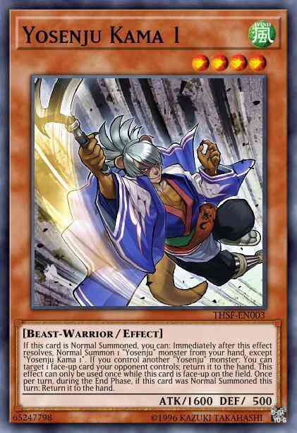 Yosenju Kama 1 - THSF-EN003 - Secret Rare - Unlimited