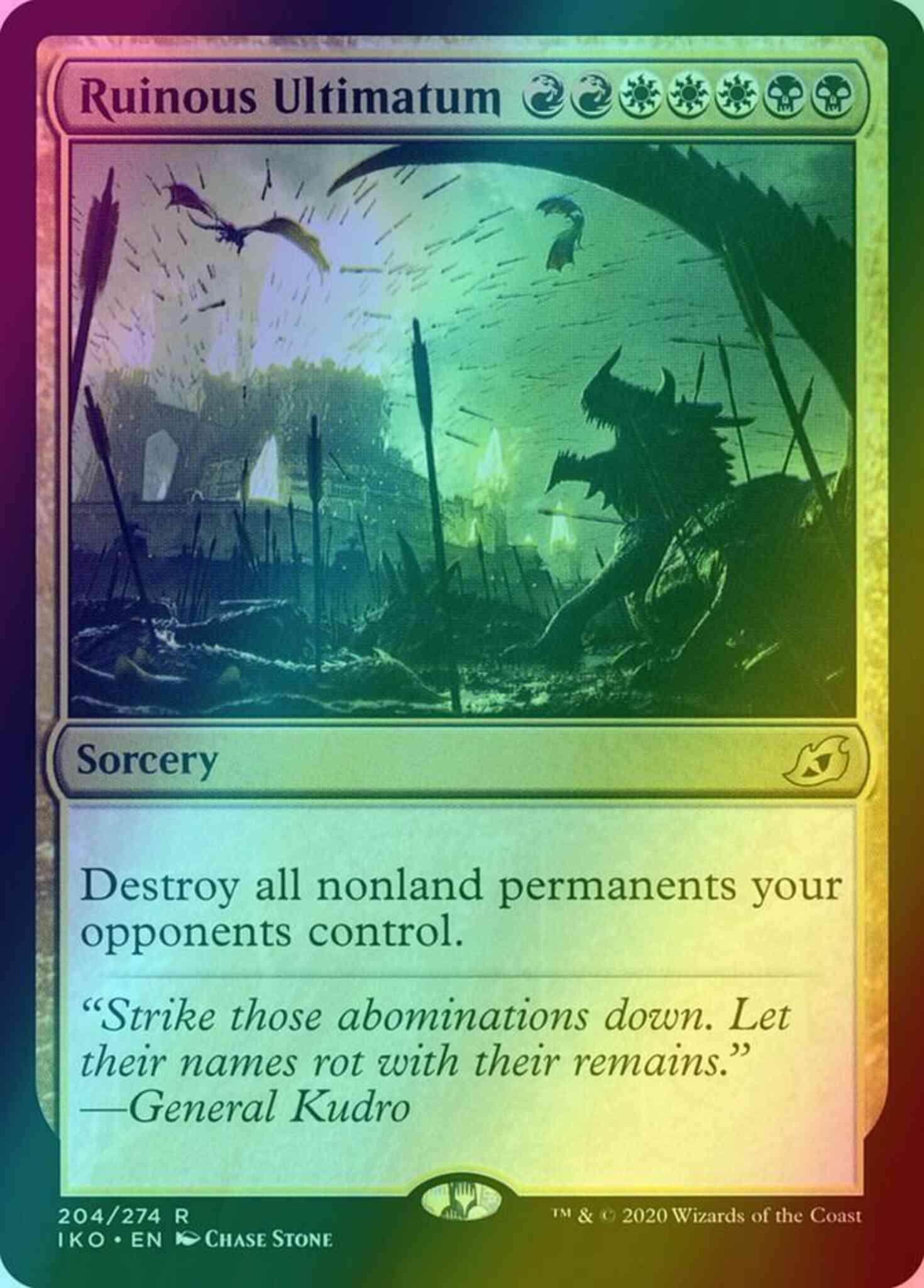 Ruinous Ultimatum [204] [Ikoria: Lair of Behemoths] [Foil] – Face to Face  Games