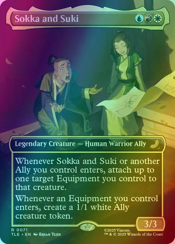 Sokka and Suki [71] [Borderless] [Scene] [Avatar: The Last Airbender  Eternal] [Foil] – Face to Face Games