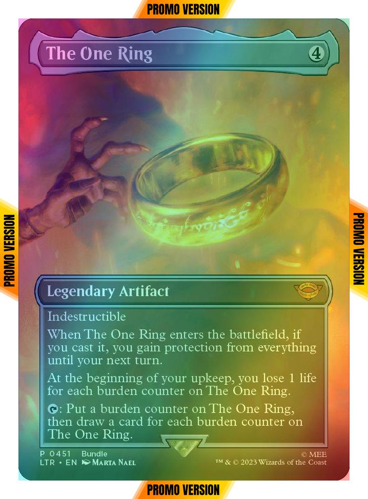 The One Ring [451] [Borderless] [Bundle] [The Lord of the Rings