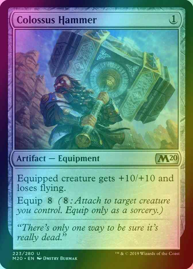 (foil)巨像の鎚/Colossus Hammer》(LCC) Colossus Hammer | Adventures in the Forgotten Realms