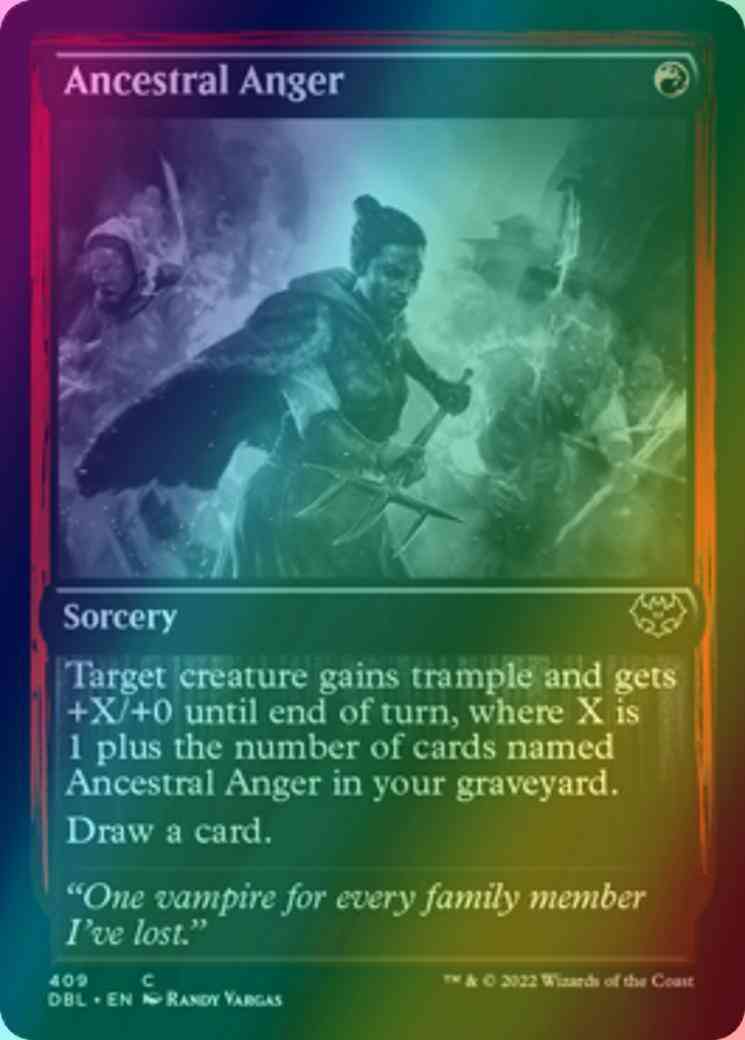 spiderman card mtg Ancestral Anger [409] [Innistrad: Double Feature] [Foil] – Face to Face  Games