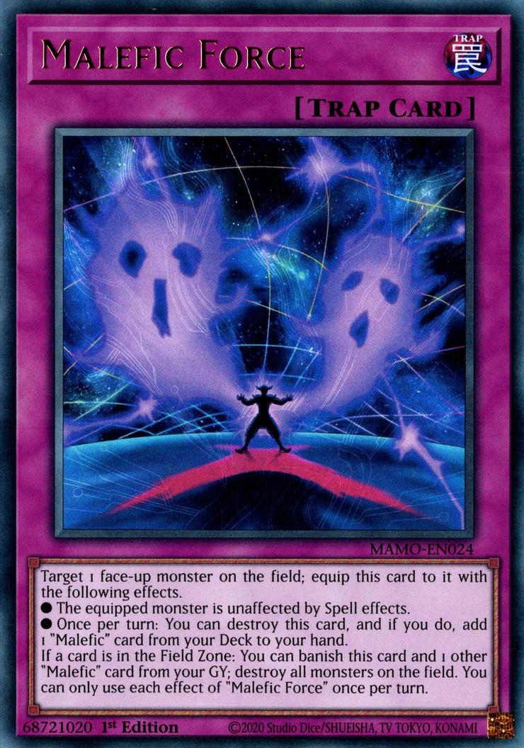 Malefic Force - MAMO-EN024 - Ultra Rare - 1st Edition