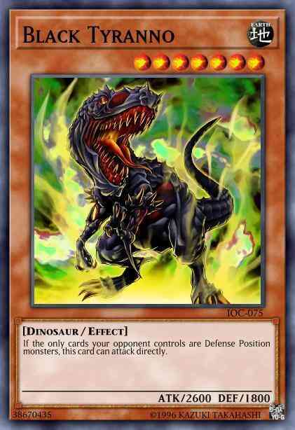Black Tyranno - DR2-EN076 - Ultra Rare - Unlimited