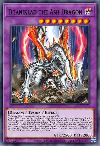 Titaniklad the Ash Dragon - ROTD-EN038 - Secret Rare - 1st Edition