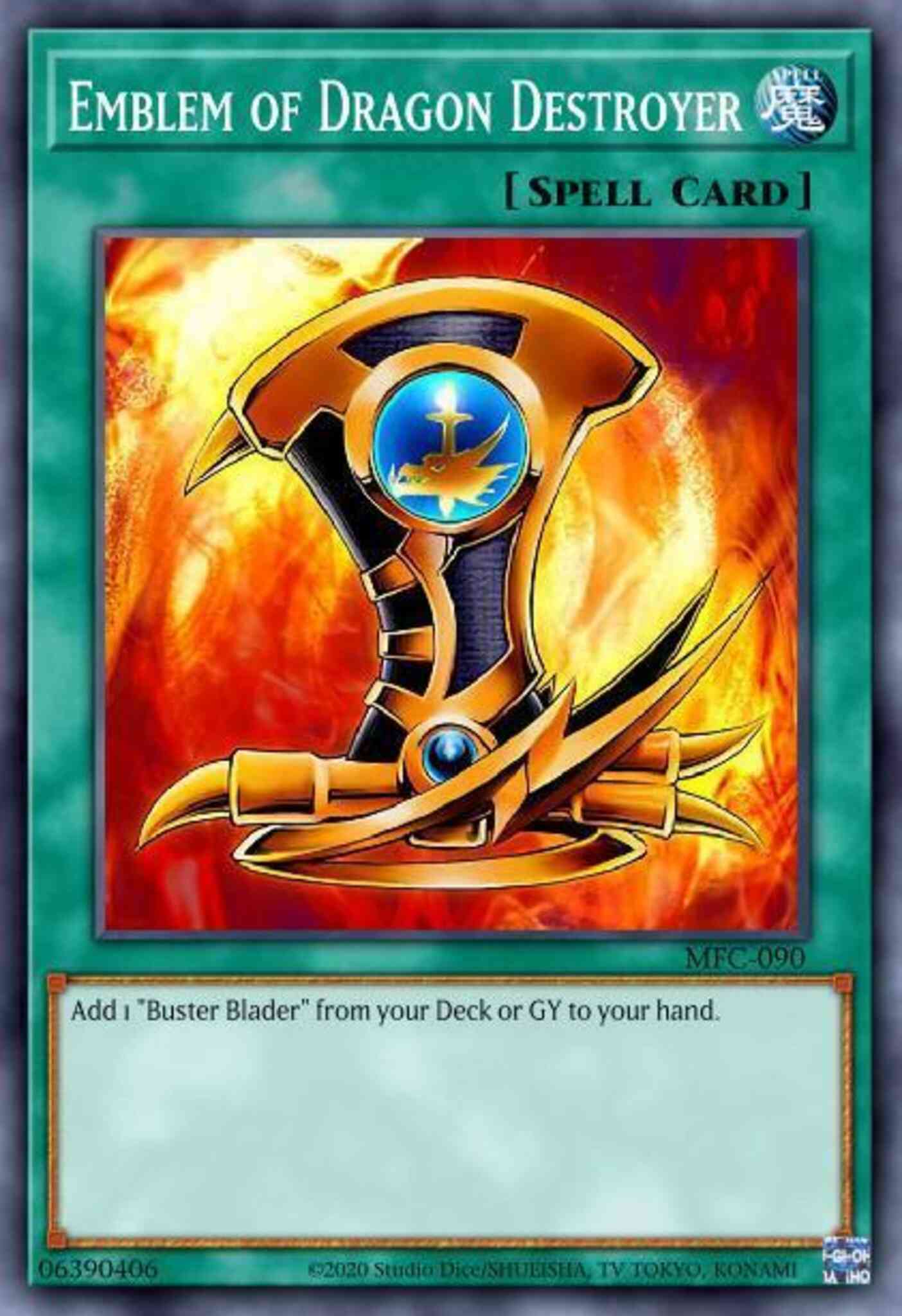 Emblem of Dragon Destroyer - MFC-090 - Common - 1st Edition