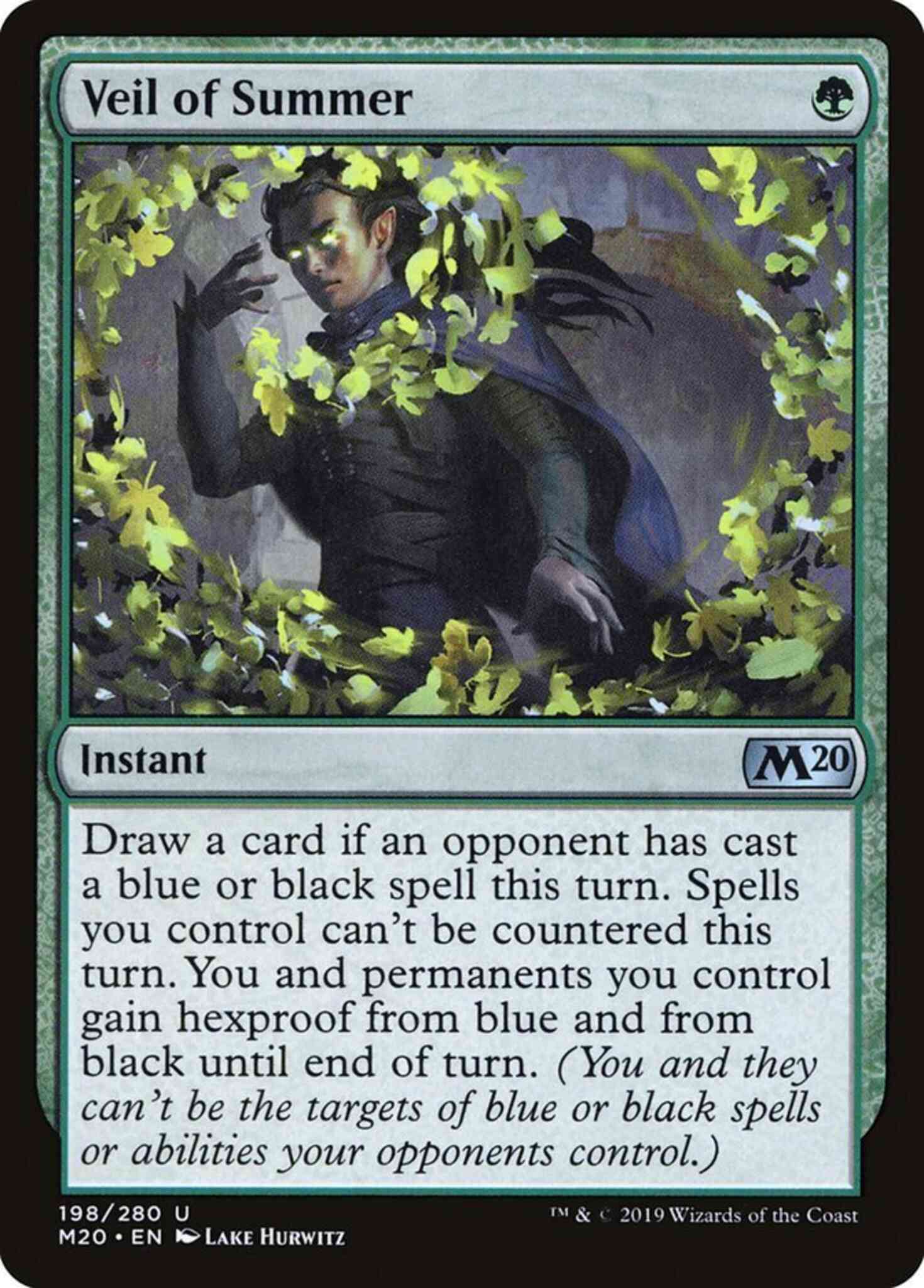 Veil of Summer [198] [Core Set 2020] [Non-Foil] – Face to Face Games