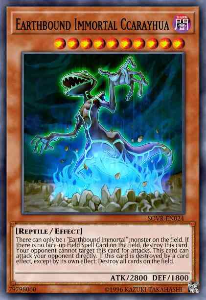 Earthbound Immortal Ccarayhua - SOVR-EN024 - Ultra Rare - 1st Edition