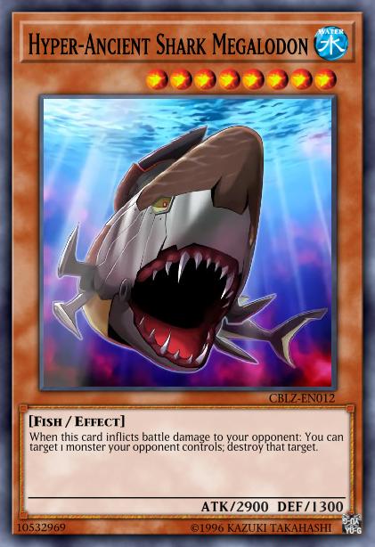 Hyper-Ancient Shark Megalodon - CBLZ-EN012 - Rare - Unlimited