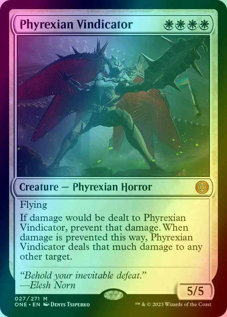 Phyrexian Vindicator [27] [Phyrexia: All Will Be One] [Foil] – Face to Face  Games
