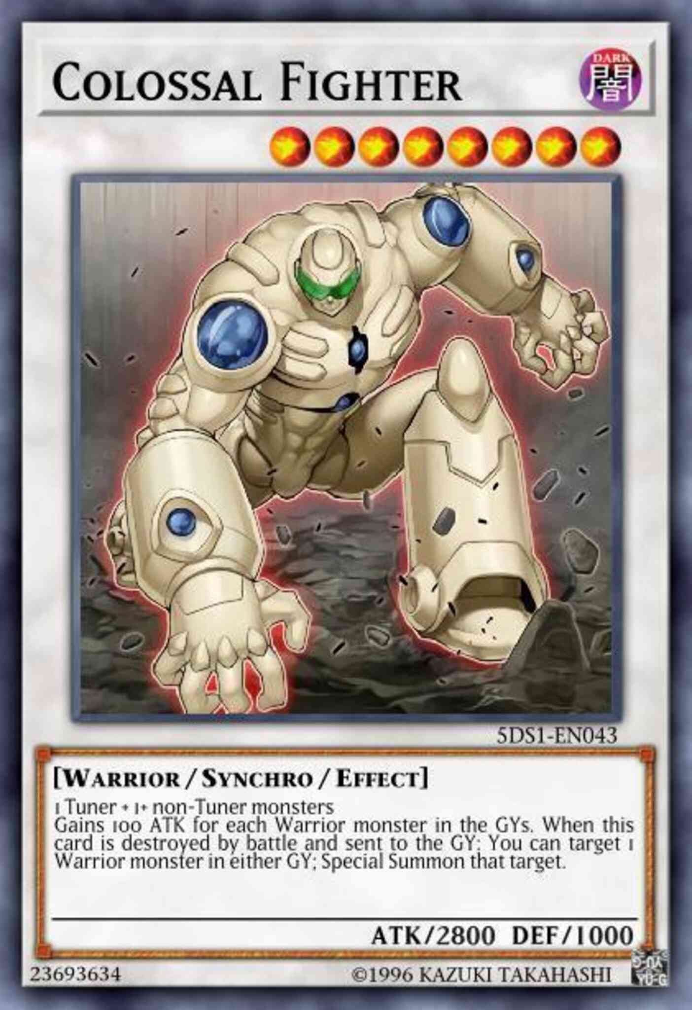 Colossal Fighter - 5DS1-EN043 - Super Rare - Unlimited