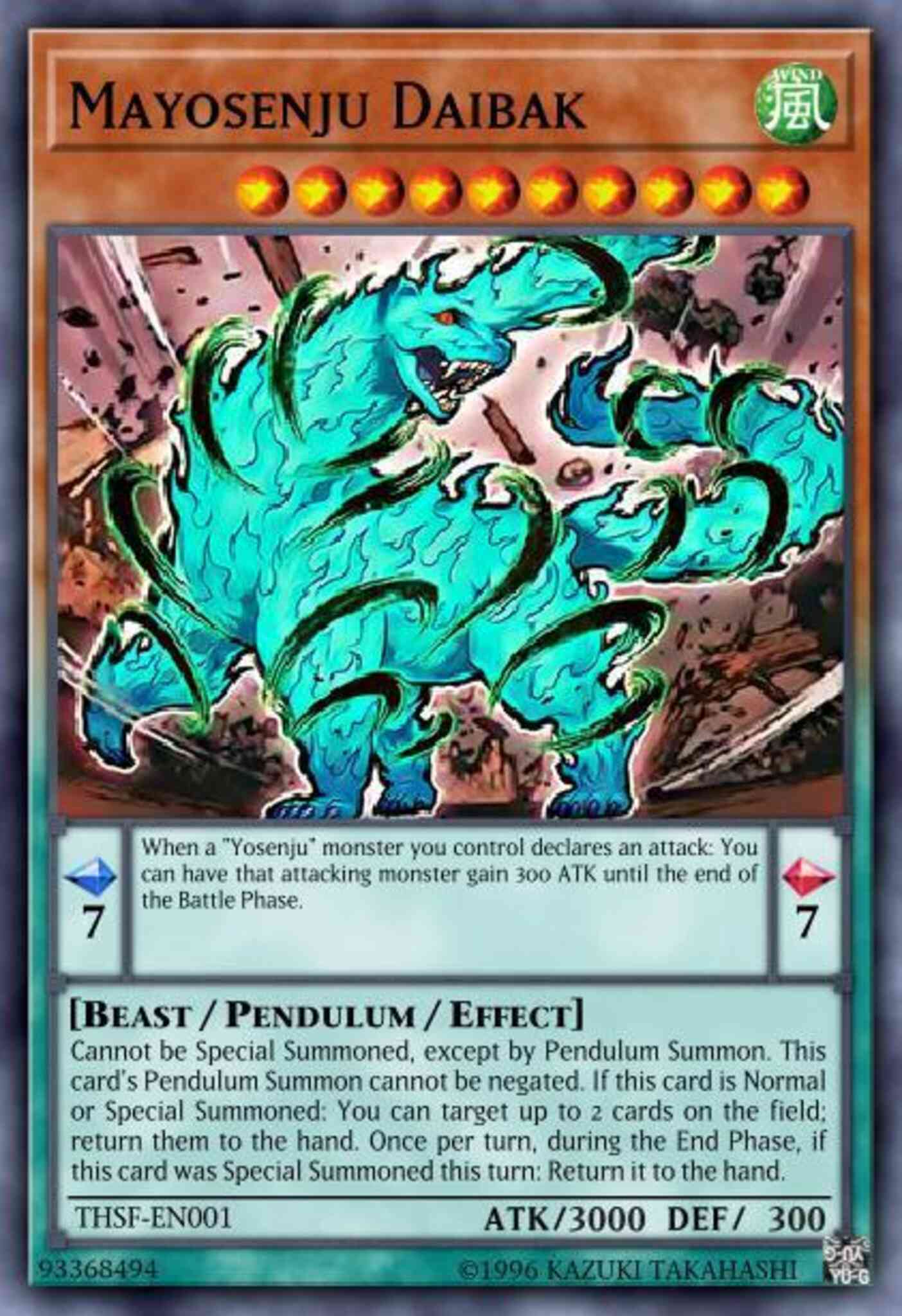 Mayosenju Daibak - THSF-EN001 - Secret Rare - 1st Edition