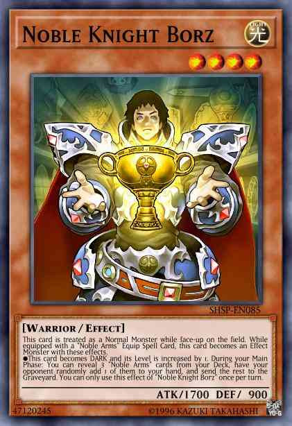 Noble Knight Borz - SHSP-EN085 - Super Rare - Unlimited