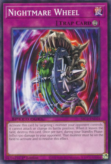Nightmare Wheel - SBC2-END21 - Common - 1st Edition