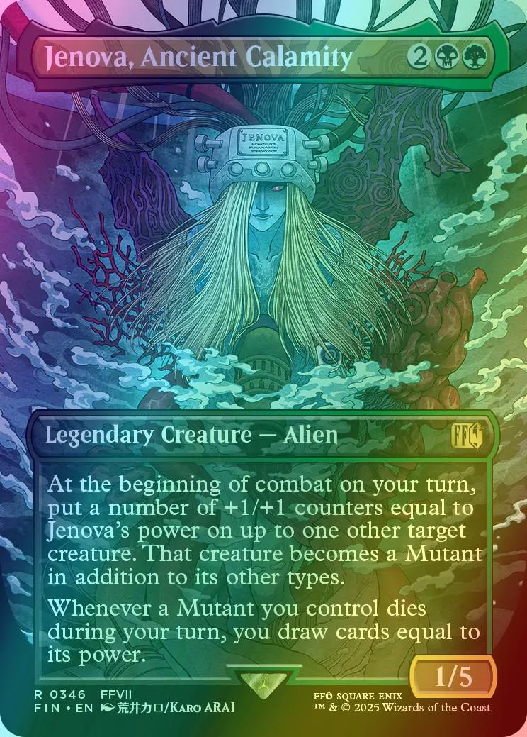 Jenova, Ancient Calamity [346] [Borderless] [FINAL FANTASY] [Foil] – Face  to Face Games
