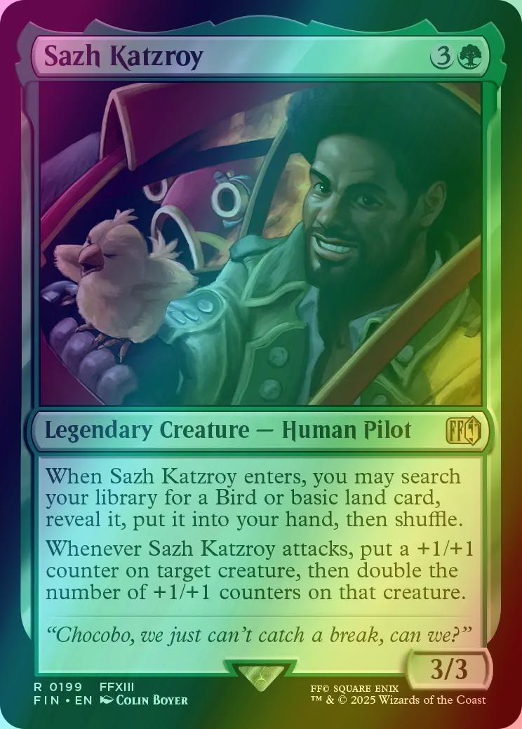 mtg final fantasy sazh Sazh Katzroy [199] [FINAL FANTASY] [Foil] – Face to Face Games