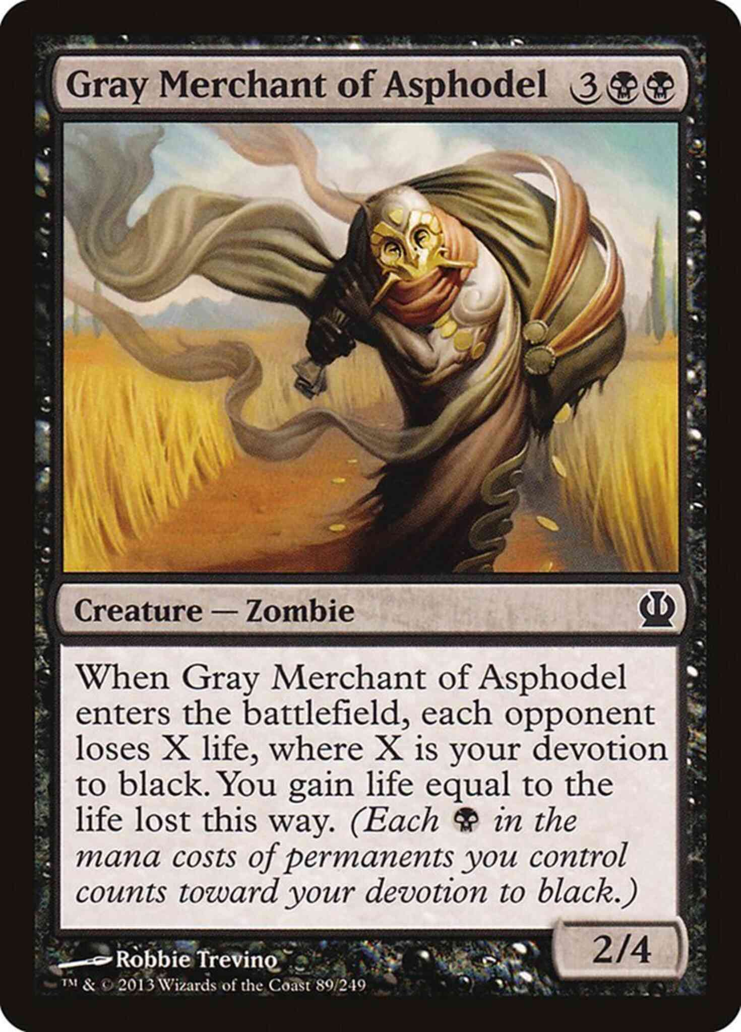 MTG アスフォデルの灰色商人Gray Merchant of Asphodel Gray Merchant of Asphodel [89] [Theros] [Non-Foil] – Face to Face