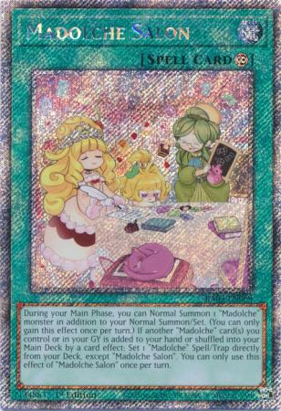 Madolche Salon - RA03-EN069 - Platinum Secret Rare - 1st Edition Face to Face Games Madolche Salon - RA03-EN069 - Platinum Secret Rare - 1st Edition Face to Face Games