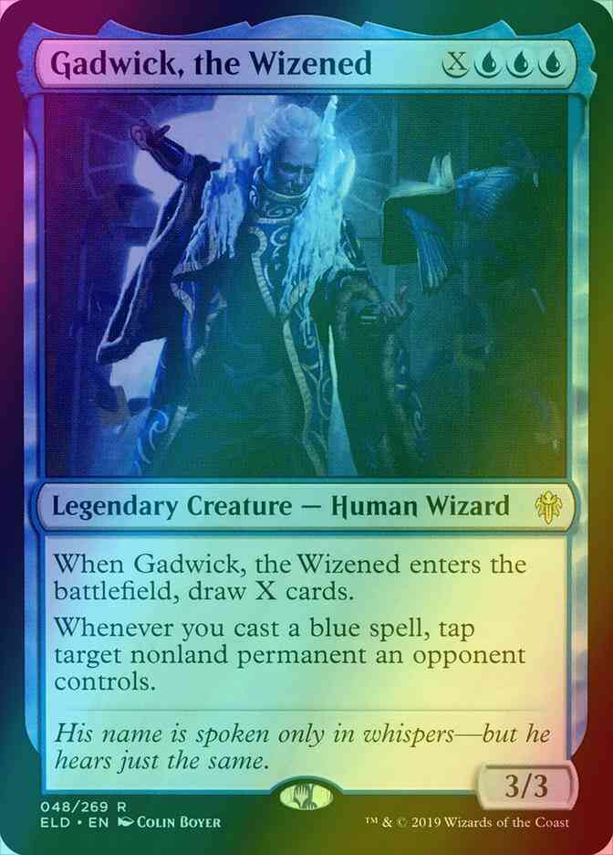 mtg card draw in green Gadwick, the Wizened [48] [Throne of Eldraine] [Foil] – Face to Face Games