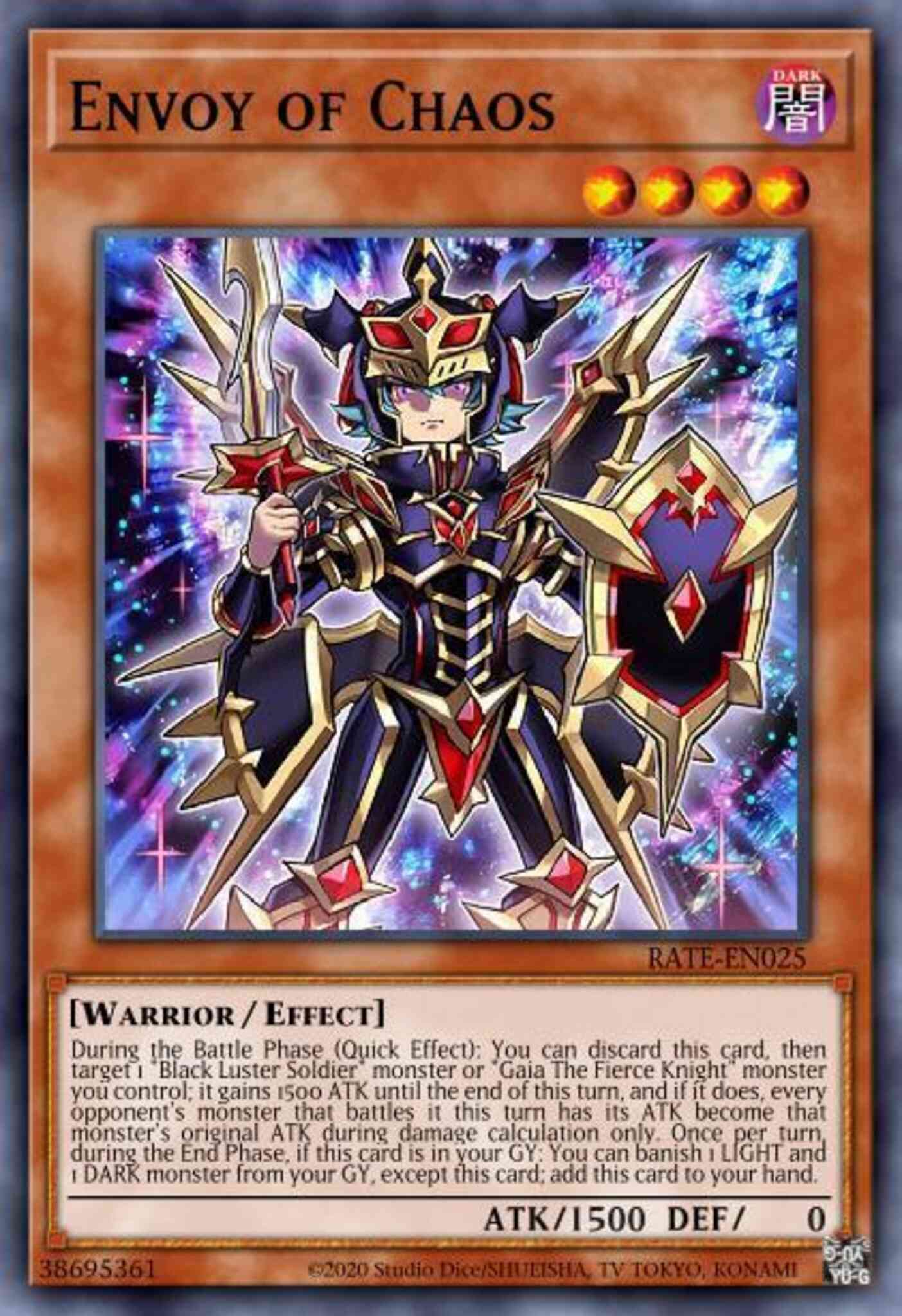 Envoy of Chaos - MP17-EN191 - Rare - 1st Edition