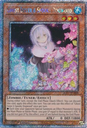 Ghost Sister & Spooky Dogwood - Alternate Art - RA03-EN020 - Quarter Century Secret Rare - 1st Edition