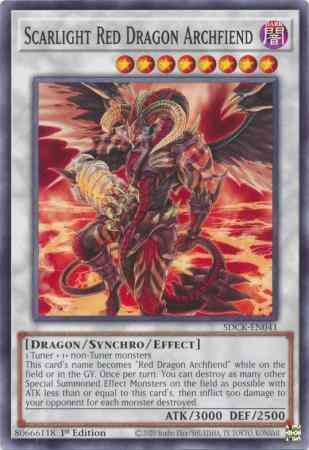 Scarlight Red Dragon Archfiend - SDCK-EN041 - Common - 1st Edition