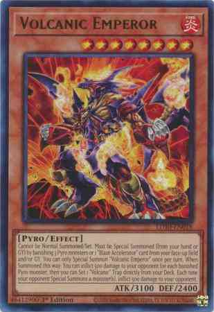 Volcanic Emperor - LD10-EN018 - Ultra Rare - 1st Edition