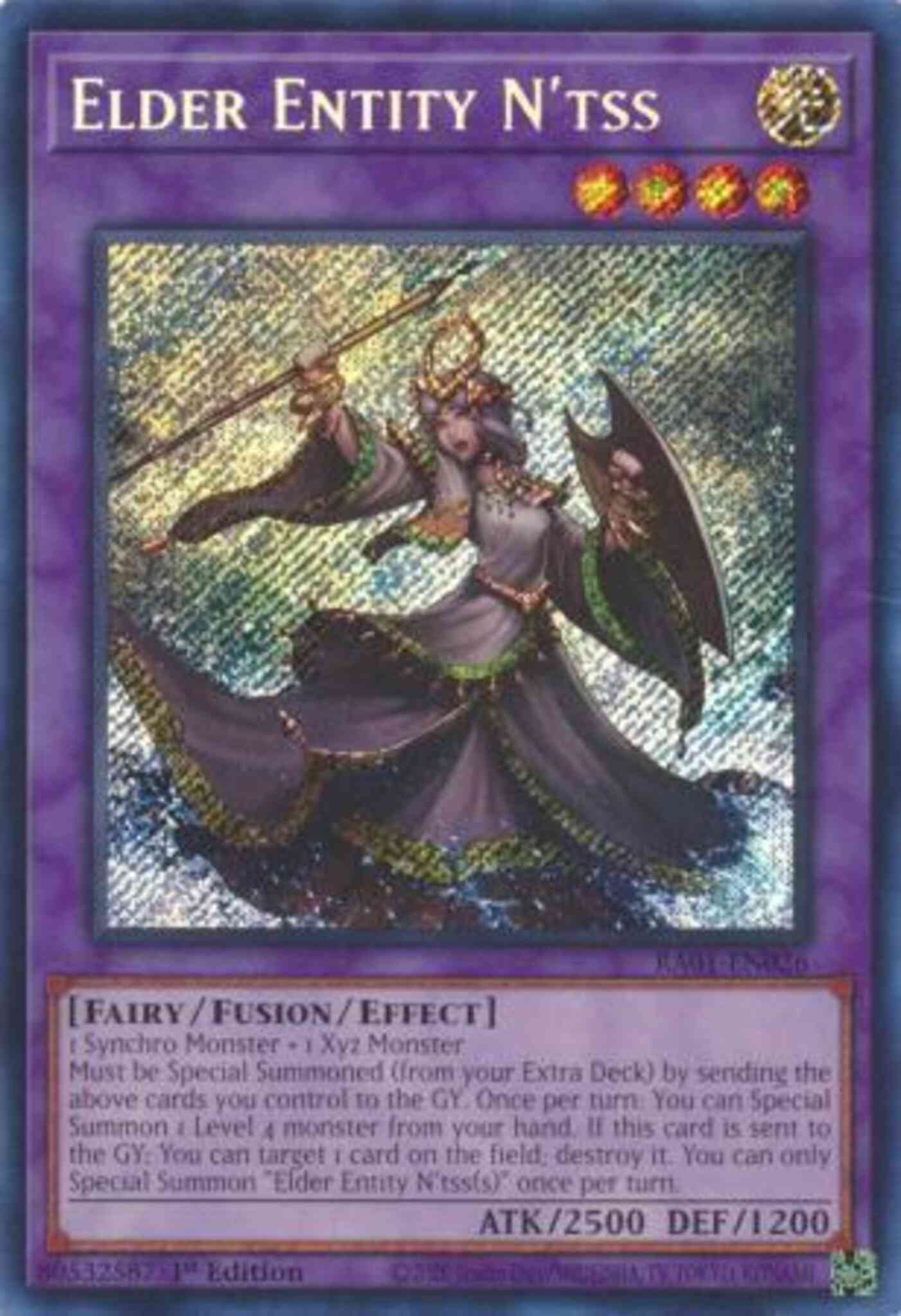 Elder Entity N'tss - RA01-EN026 - Secret Rare - 1st Edition