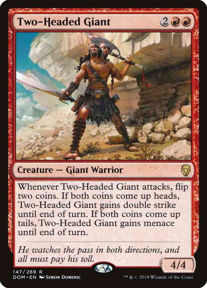 Two-Headed Giant [147] [Dominaria] [Non-Foil] – Face to Face Games