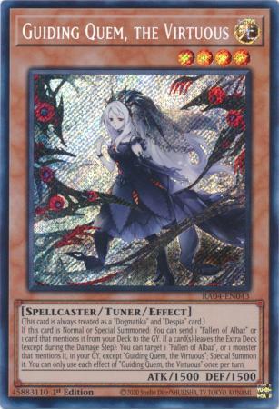 Guiding Quem, the Virtuous - RA04-EN043 - Secret Rare - 1st Edition