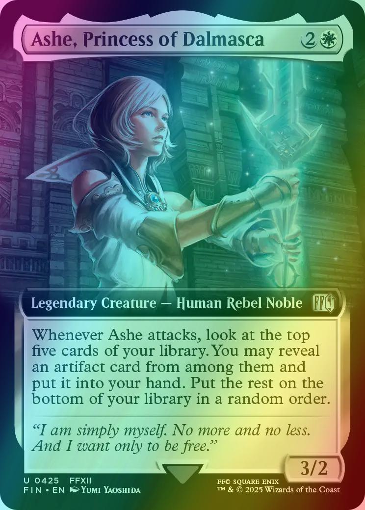 mtg final fantasy ashe Ashe, Princess of Dalmasca [425] [Extended Art] [FINAL FANTASY] [Foil] –  Face to Face Games