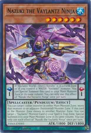 Nazuki the Vaylantz Ninja - TAMA-EN003 - Rare - 1st Edition