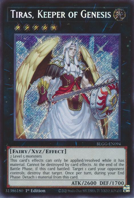 Tiras, Keeper of Genesis - BLGG-EN094 - Secret Rare - 1st Edition