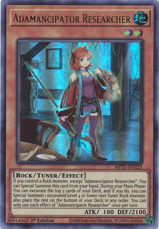 Adamancipator Researcher - MP21-EN225 - Ultra Rare - 1st Edition