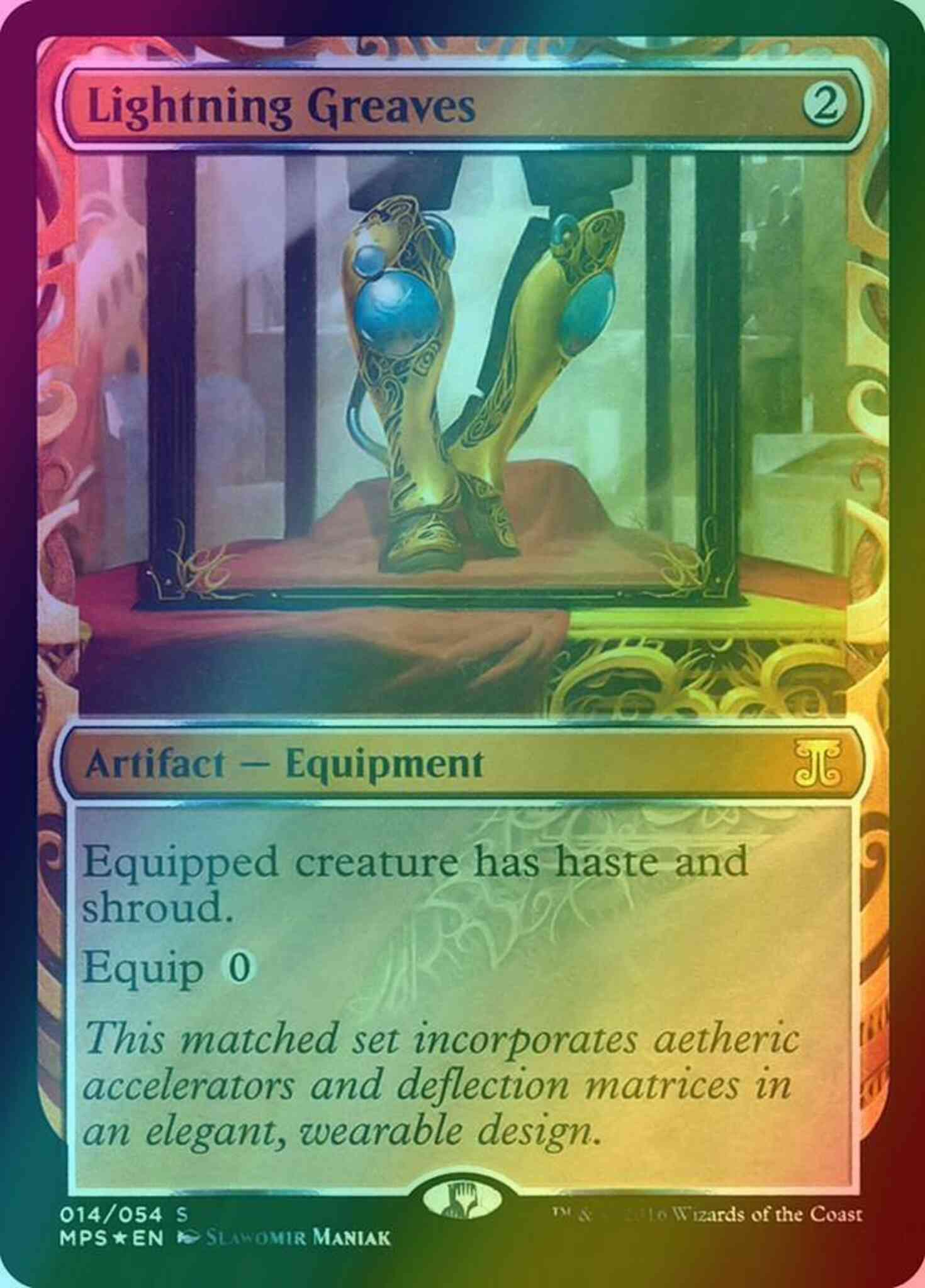 Lightning Greaves [14] [Masterpiece Series] [Kaladesh Inventions