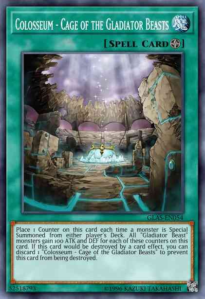 Colosseum - Cage of the Gladiator Beasts - GLAS-EN054 - Rare - Unlimited