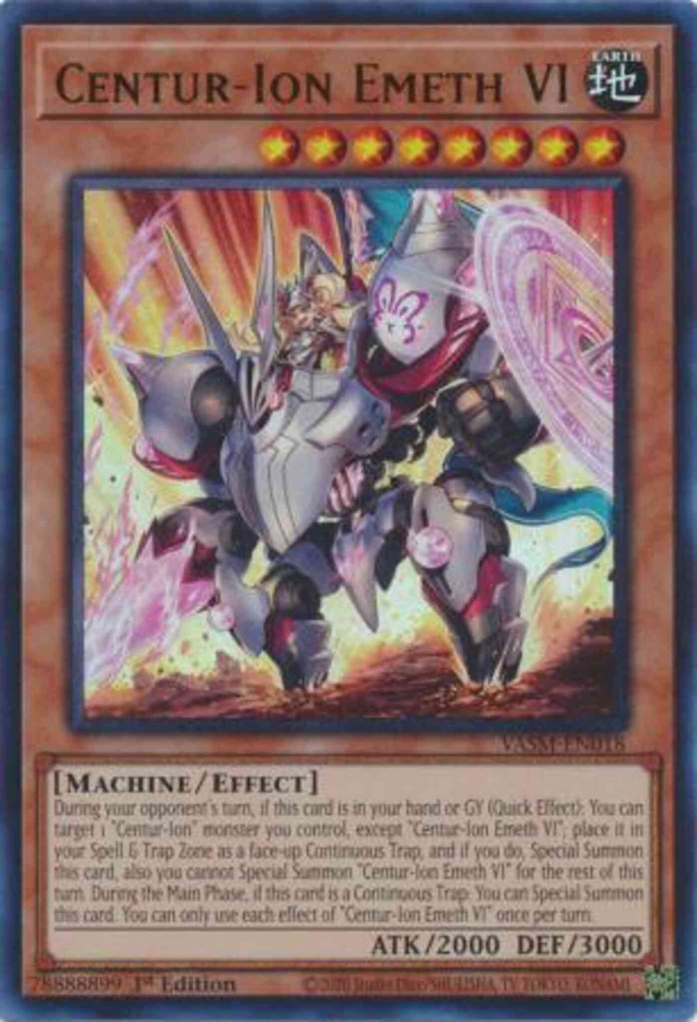 Centur-Ion Emeth VI - VASM-EN018 - Ultra Rare - 1st Edition