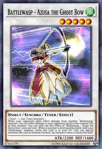 Battlewasp - Azusa the Ghost Bow - BLHR-EN036 - Ultra Rare - 1st Edition