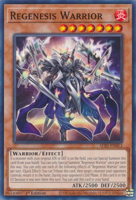 Regenesis Warrior - ALIN-EN013 - Common - 1st Edition
