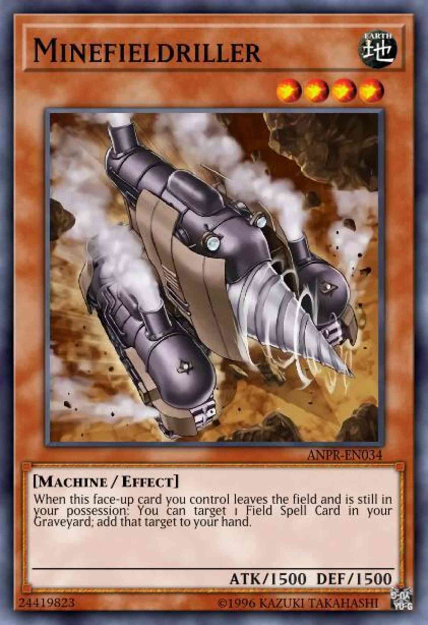 Minefieldriller - ANPR-EN034 - Super Rare - 1st Edition