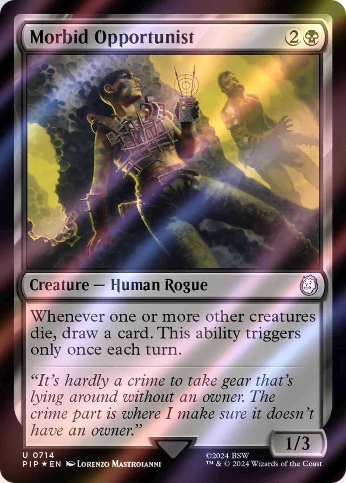 mtg morbid cards Morbid Opportunist [714] [Fallout] [Surge Foil] – Face to Face Games
