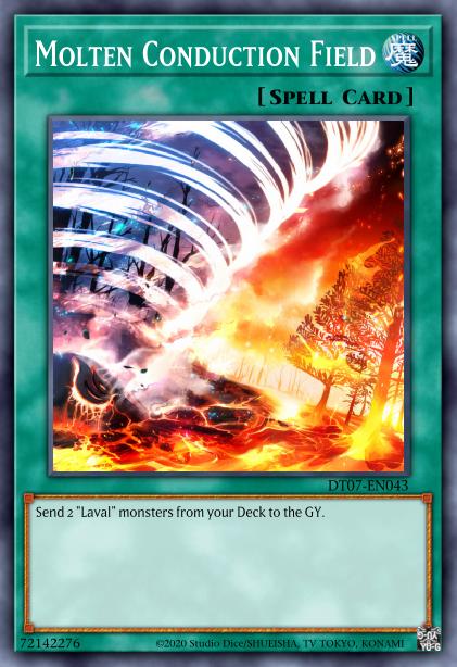 Molten Conduction Field - HA07-EN025 - Secret Rare - Unlimited