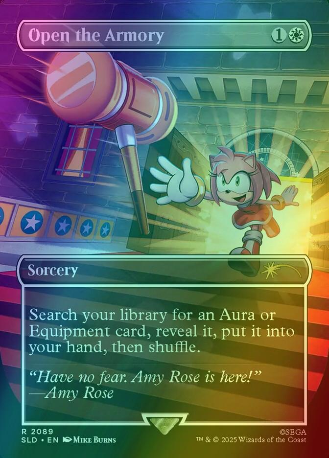 Open the Armory [2089] [Borderless] [Secret Lair X Sonic: Chasing  Adventure] [Secret Lair Drop] [Foil] – Face to Face Games