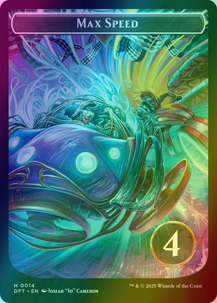one piece card game uta Max Speed Token (14) // Start Your Engines! Token (14) [Aetherdrift:  Tokens] [Foil] – Face to Face Games