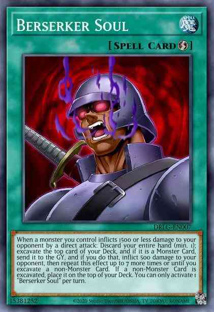 Berserker Soul - DRLG-EN007 - Secret Rare - 1st Edition