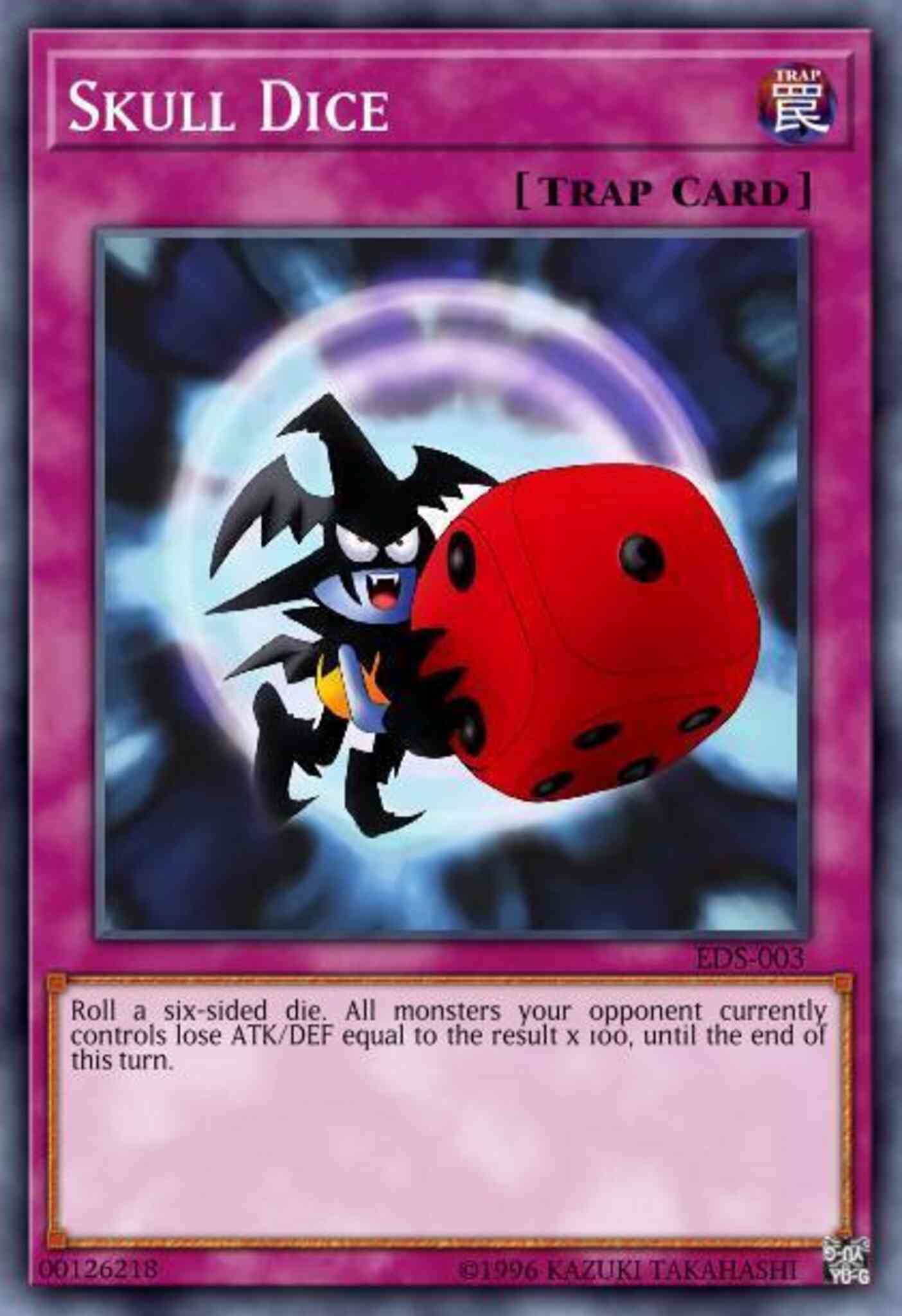 Skull Dice - EDS-003 - Prismatic Secret Rare - Limited