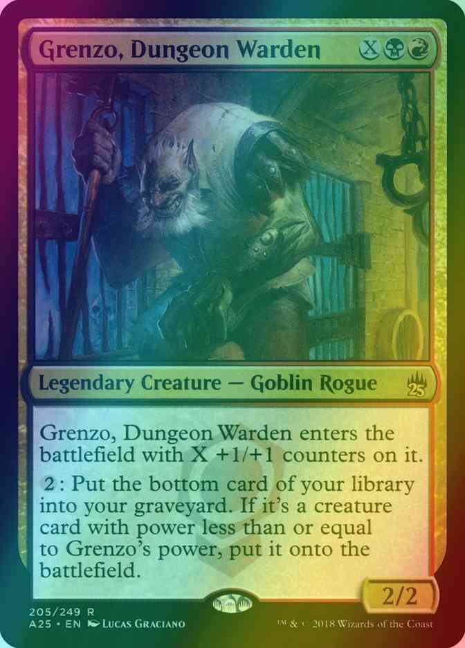Grenzo, Dungeon Warden [205] [Masters 25] [Foil] – Face to Face Games