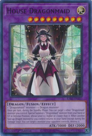 House Dragonmaid - RA03-EN037 - Super Rare - 1st Edition